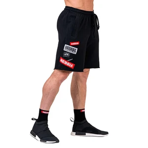 Pánské šortky Nebbia Limitless BOYS shorts 178  L  Black