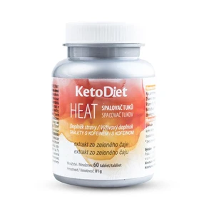 KetoDiet KetoDiet HEAT- spalovač tuků (60 tablet)