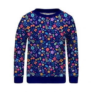 Mr. GUGU & Miss GO Unisex's Sweater KS-PC1649 Navy Blue