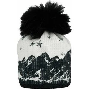 Sportalm Seja Womens Beanie with Fur Optical White UNI Ski Mütze