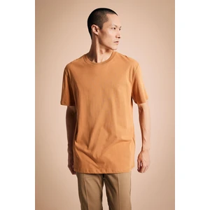 DEFACTO New Regular Fit Crew Neck Short Sleeve 100% Cotton Basic T-Shirt