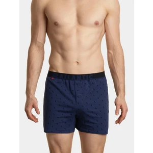 Men's loose boxers ATLANTIC 2Pack - navy blue/black