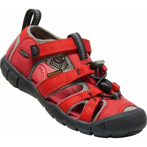 Keen Pantofi de exterior pentru copii Seacamp II CNX Children Sandals Racing Red/Gargoyle 31
