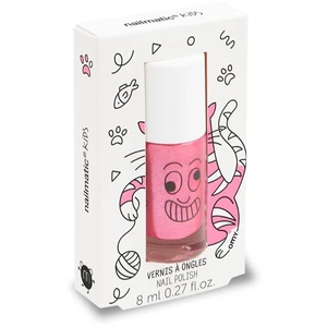 Nailmatic Kids lak na nehty pro děti odstín Kitty - candy pink glitter 8 ml