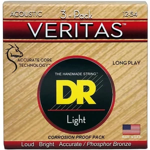 DR Strings VTA-12 Veritas 3-Pack