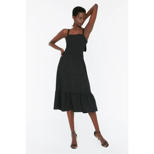 Trendyol Black Back Detailed Dress