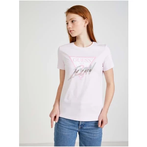 Light Pink Women's T-Shirt Guess - Women