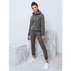 Women's tracksuit SPORTISA dark gray Dstreet AY0633