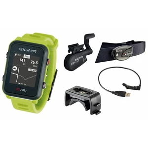 Sigma Pulsmetr iD.TRI SET Neon Green 24270