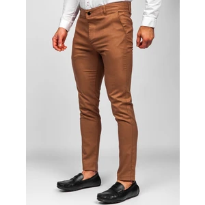 Pantaloni maro chinos Bolf 0017