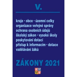 Zákony 2021 V. Veřejná správa, Školy