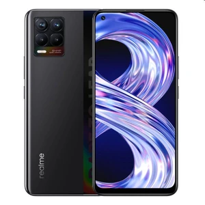 Mobilný telefón realme 8 128 GB - Cyber Black (Rmx3085bl6... + dárek Mobilní telefon 6.4" AMOLED 1080 x 2400, procesor Helio G95 osmijádrový (2GHz), I