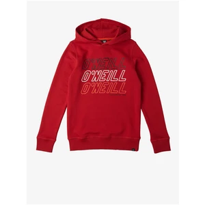 ONeill Red Girly Hoodie O'Neill All Year Sweat - Girls