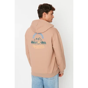 Trendyol Sweatshirt - Beige - Regular fit