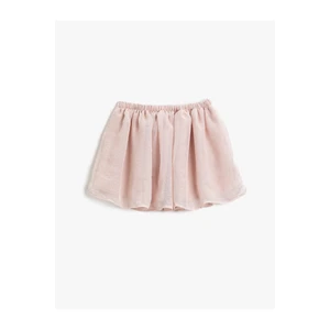 Koton Girl Powder Pleated Skirt