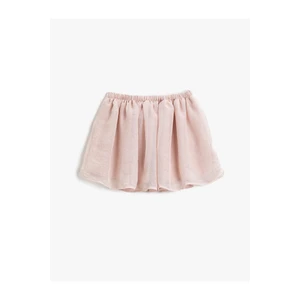 Koton Girl Powder Pleated Skirt