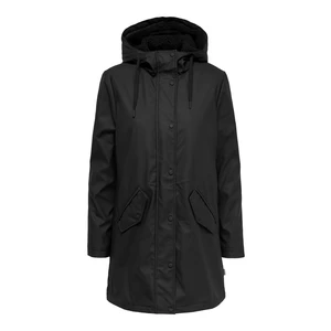 ONLY Dámsky kabát ONLSALLY RAINCOAT 15206116 Black BLACK TEDDY S