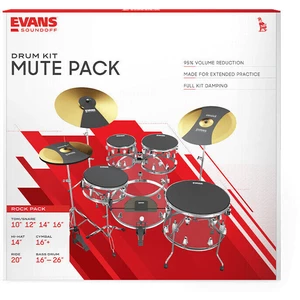 Evans SOSETROCK SoundOff Mute Set Rock