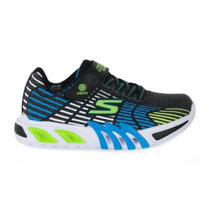 Skechers S Lights - Flex-Glow Elite black-blue-lime 32