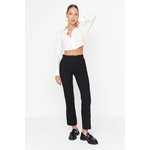 Trendyol Black High Waist Trousers