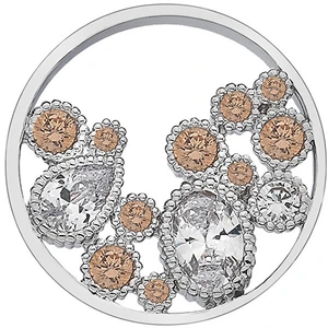 Hot Diamonds Prívesok Hot Diamonds Emozioni Spirito Libero Freedom Champagne Coin 33 mm