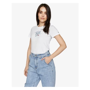 Skinny Script Tee Triko Tommy Hilfiger - Dámské