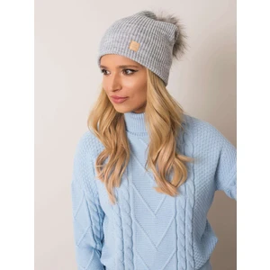 RUE PARIS Women´s light gray cap