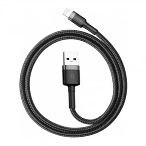 Baseus Cafule Cable USB/Lightning 2.4A 1m, szürke/fekete