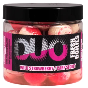 LK Baits DUO X-Tra Fresh Boilies Wild Strawberry/Carp Secret 14mm 150ml