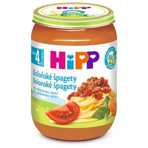 HiPP BABY BIO špagety v boloň. omáčce 190g