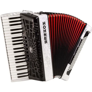 Hohner Bravo III 120 Bianca Fisarmonica a tasti