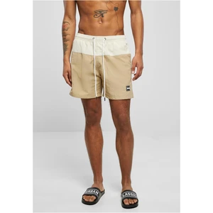 Men's Block Union Swimsuit Beige/Cream