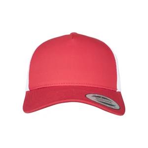 5-Panel Retro Trucker 2-Tone Cap Red/wht