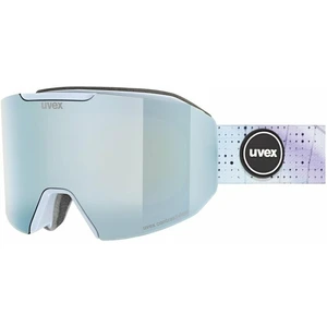 UVEX Evidnt Attract Arctic Blue Mat Mirror Sapphire/Contrastview Green Lasergold Lite Ski Brillen