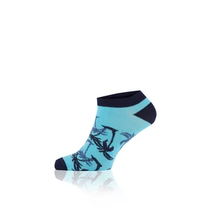 Ankle socks PALEROS - navy blue/turquoise