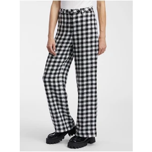 Orsay White and Black Ladies Patterned Pants - Women