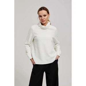 Wide turtleneck sweatshirt