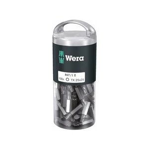 Wera 072449 Houževnaté bity 1/4" TX 25 867/1 Z TORX DIY (Balení 100 ks)