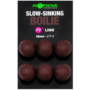 Korda plastic wafter slow-sinking boilie link - 18 mm 6 ks