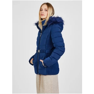 Dark Blue Women's Quilted Jacket Guess - Women