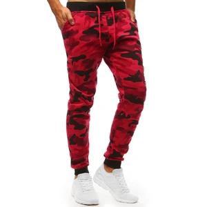 Men's red camo sweatpants Dstreet UX3516