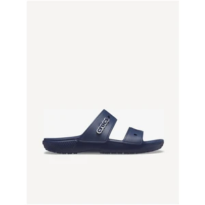 Crocs Classic Dark Blue Slippers - Women