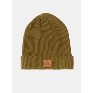 Khaki Men's Ribbed Winter Cap Quiksilver Performer - Men