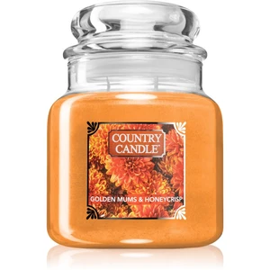 Country Candle Golden Mums & Honey Crisp vonná svíčka 453 g