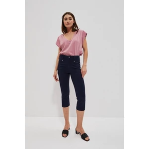 Lyocell trouser trousers - navy blue