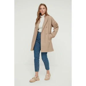 Trendyol Coat - Brown - Double-breasted