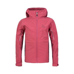 Girls' softshell jacket Hannah CAPRA JR baroque rose/india ink