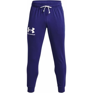 Under Armour Men's UA Rival Terry Joggers Sonar Blue/Onyx White XL Fitness kalhoty