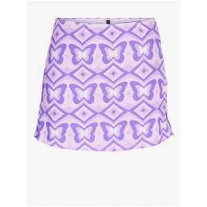 Light Purple Lady's Patterned Swimwear Skirt Noisy May Stripe - Women
