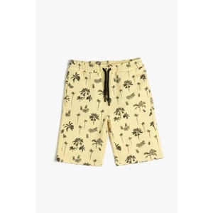 Koton Shorts - Yellow - Normal Waist